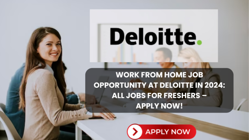 Deloitte Jobs Interview News: Walk-In Interview 1st April to 5th April 2024