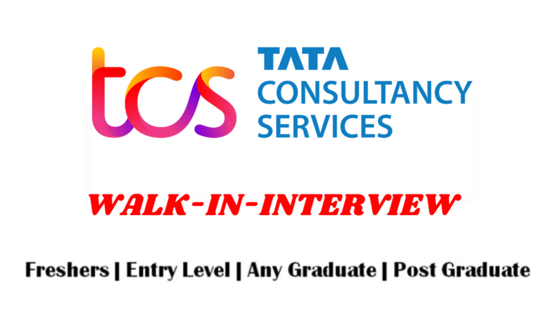 TCS Walk-In Interview for Freshers: 27th June to 30th June 2024