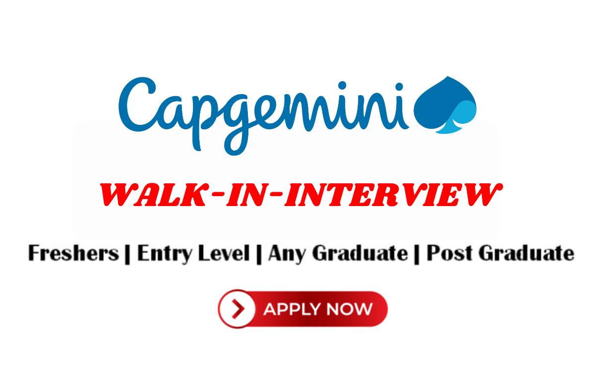 Capgemini Hiring Walk-In-Interview 2024: Explore Work from Home and Hybrid Opportunities for Freshers & Experienced