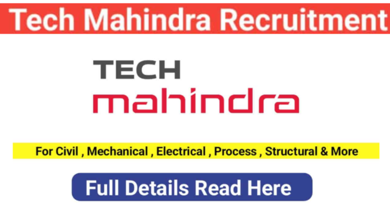 Job Interview News: Tech Mahindra Permanent Work From Home Jobs in India